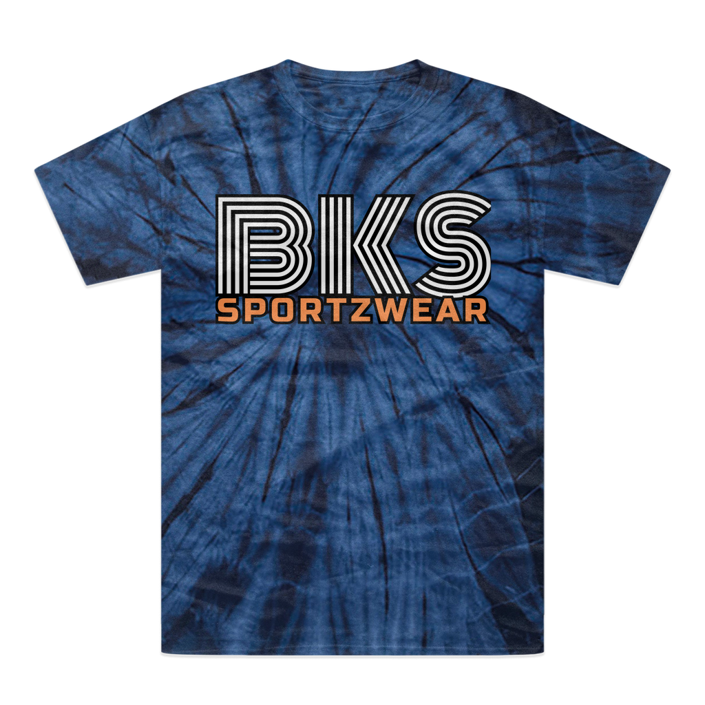 bks swirl sportzwear blk updated for print Tonal Spider Tie-Dye T-Shirt