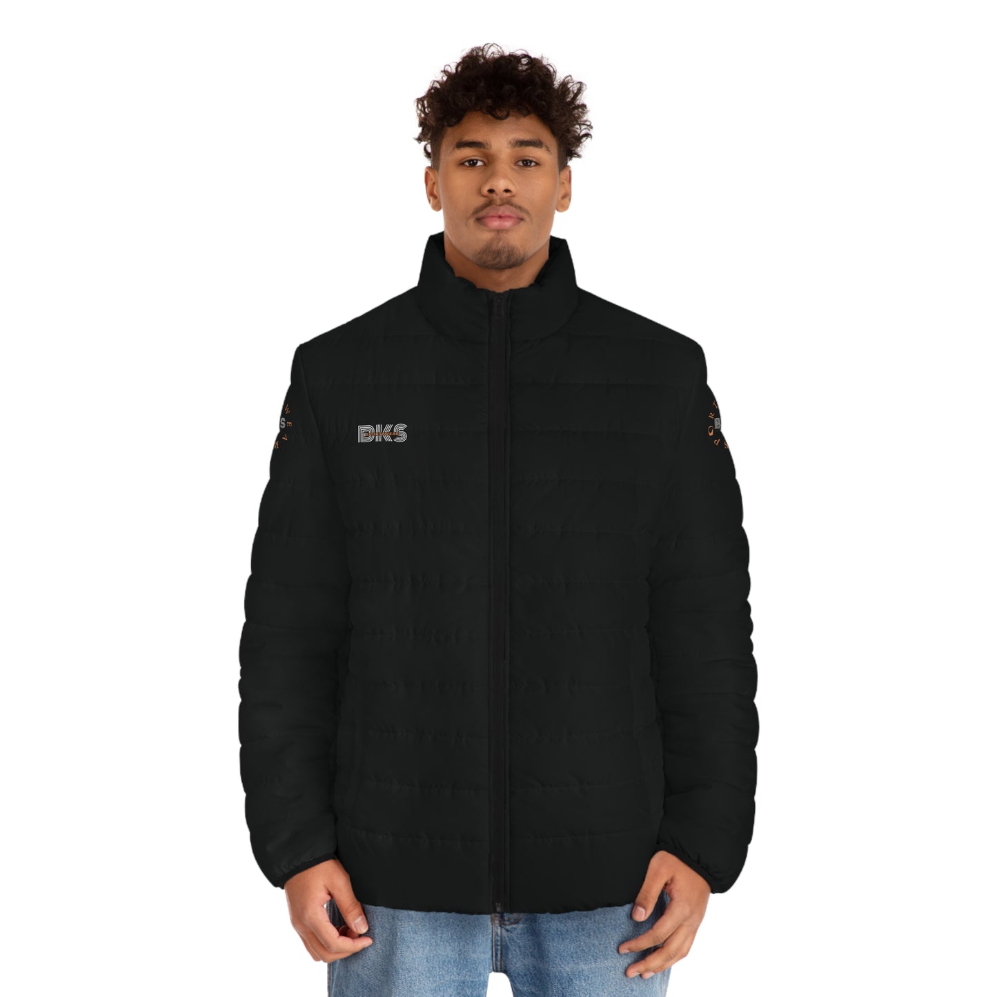 Biker Men's Puffer Jacket black (PJ 401b)