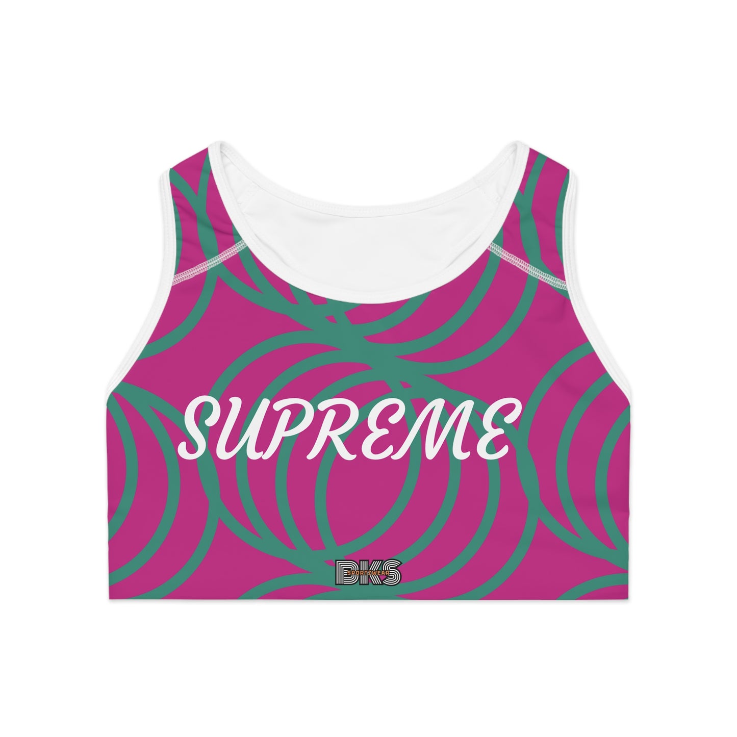 Circle Symetry Sports Bra Hot Pink( SB 5000)