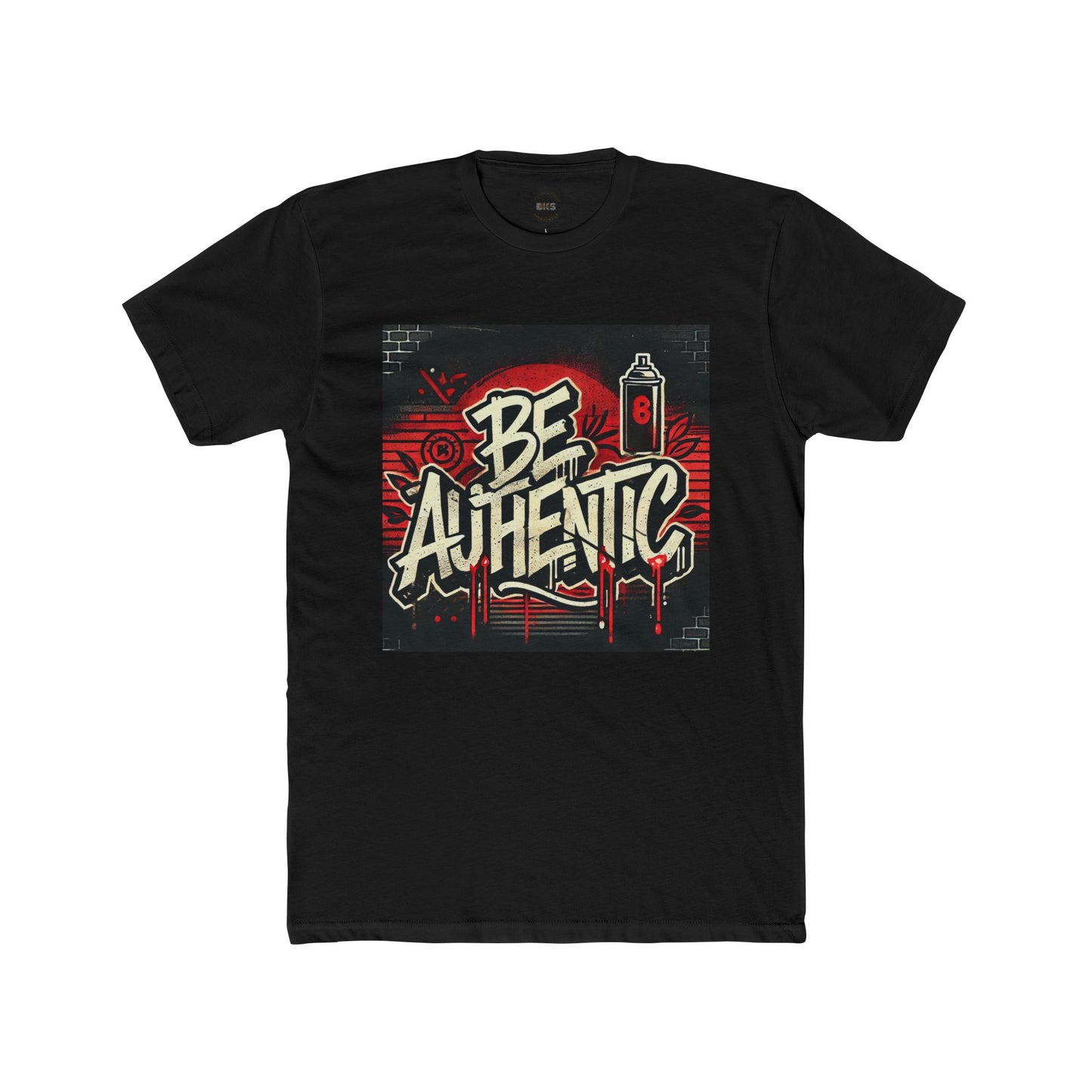 Be Authentic Unisex Cotton Crew Tee - Inspirational Streetwear for Everyday Use
