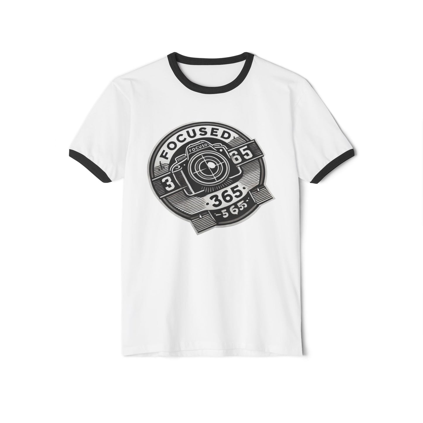 Focused 365 Unisex Cotton Ringer T-Shirt - Motivational Graphic Tee for Everyday Inspiration 2