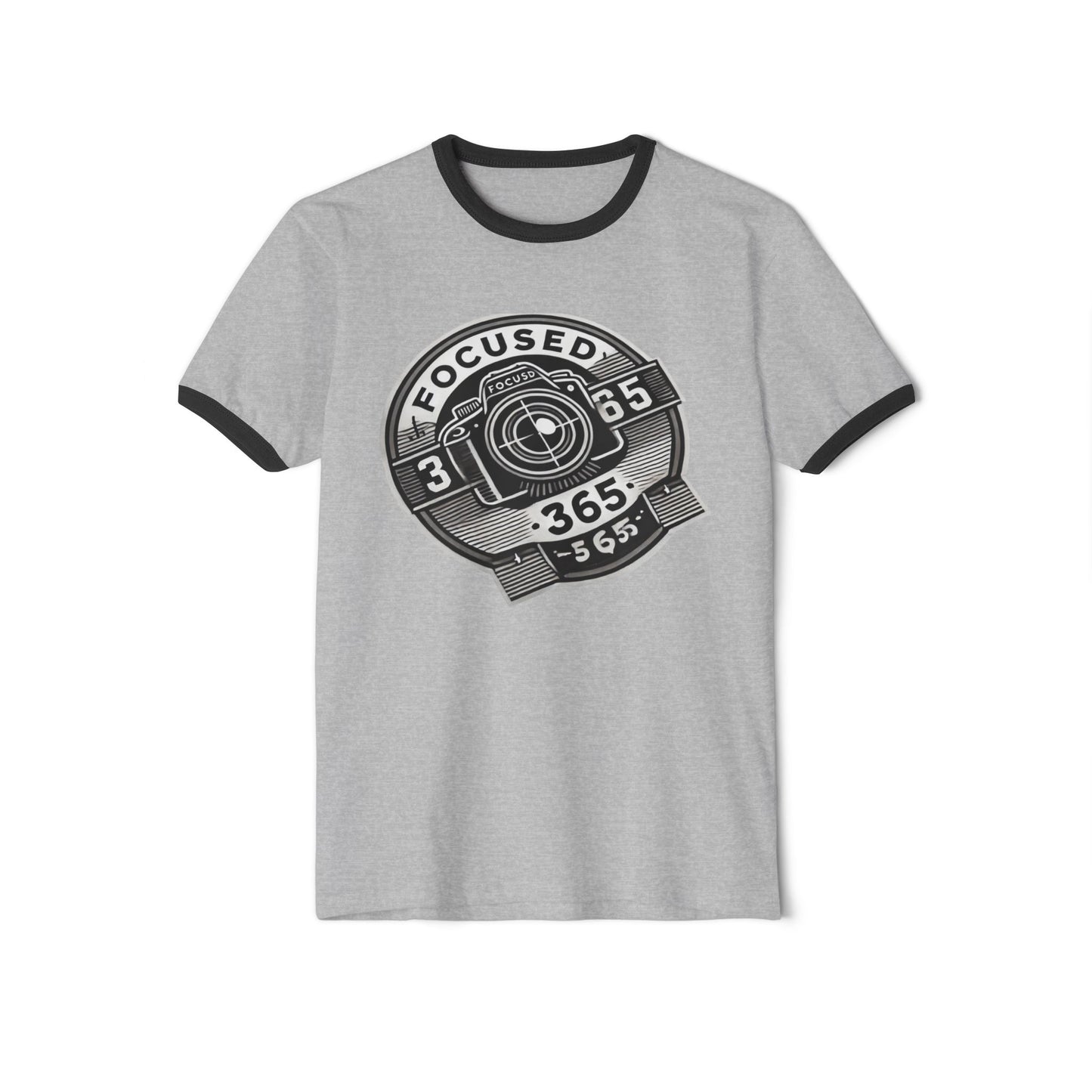 Focused 365 Unisex Cotton Ringer T-Shirt - Motivational Graphic Tee for Everyday Inspiration 2