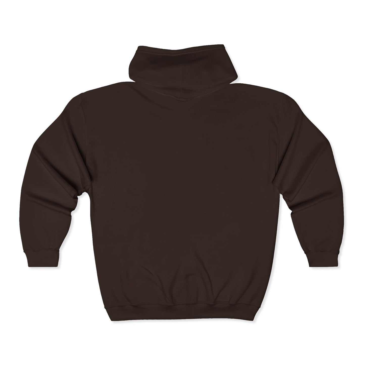 Unisex Full Zip Embroidered Hoodie