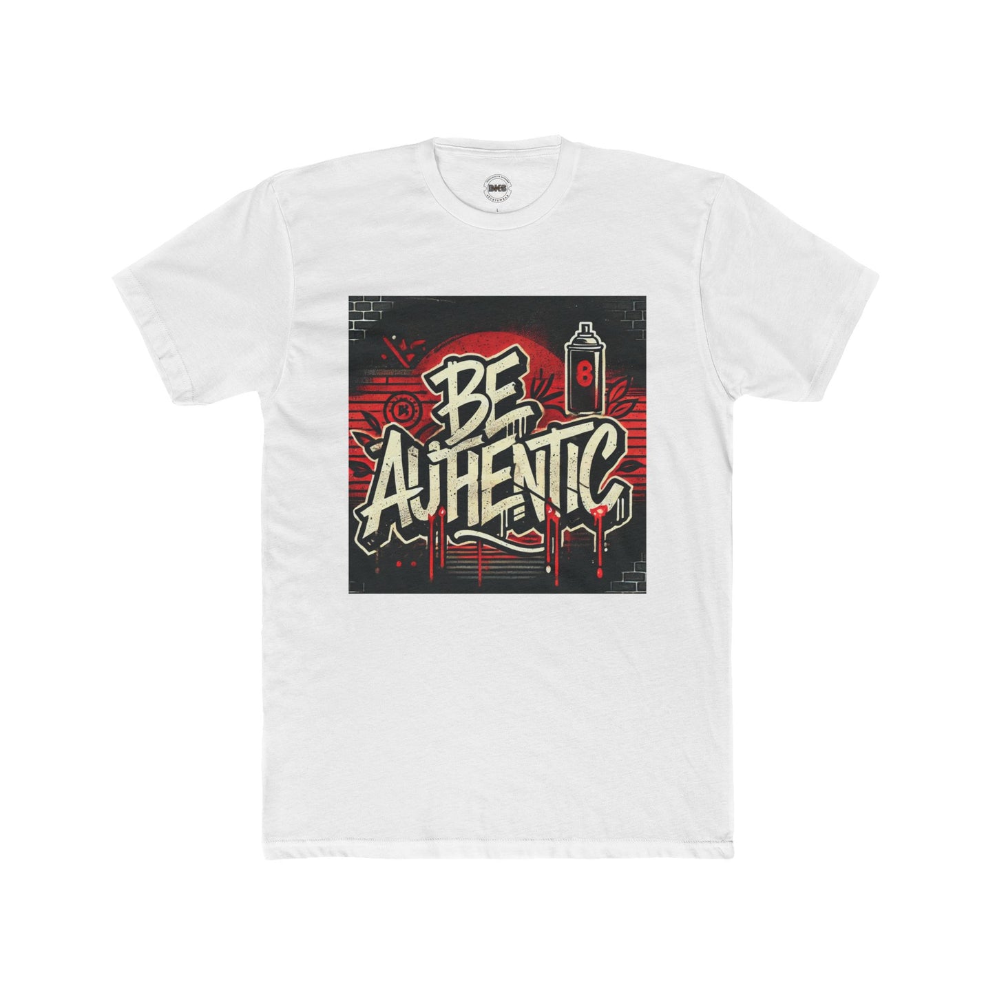 Be Authentic Unisex Cotton Crew Tee - Inspirational Streetwear for Everyday Use