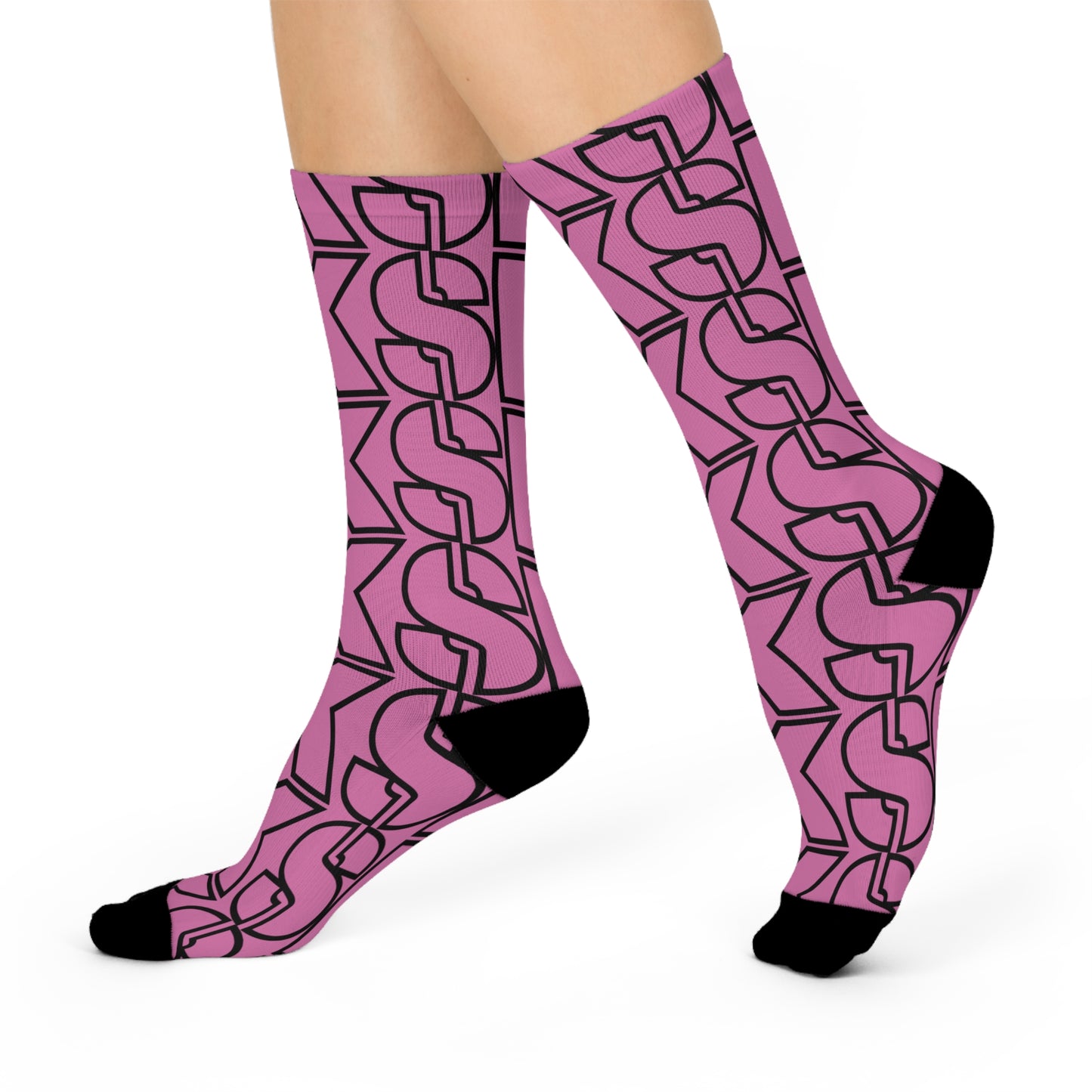 graphic crew socks grey (CS 2001)