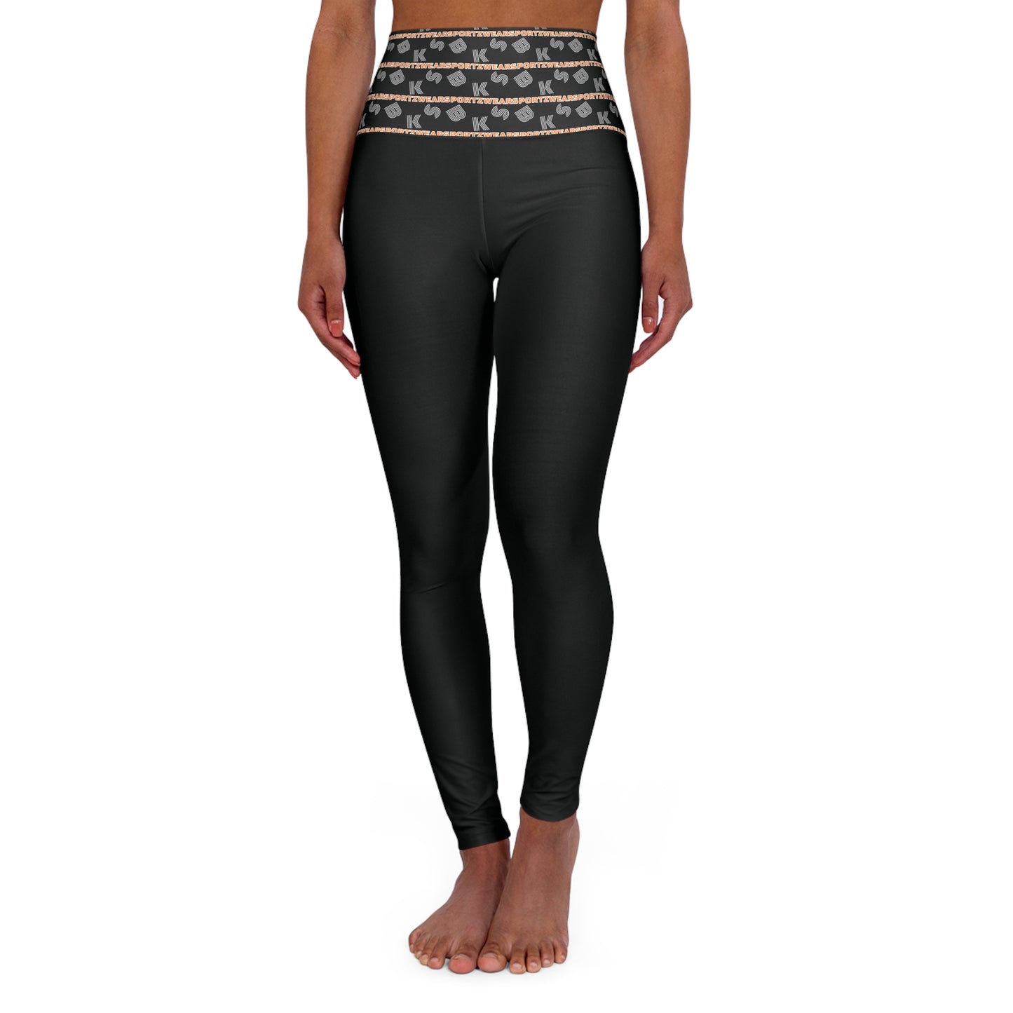 Supreme High Waisted Yoga Leggings Black(YP 7104)