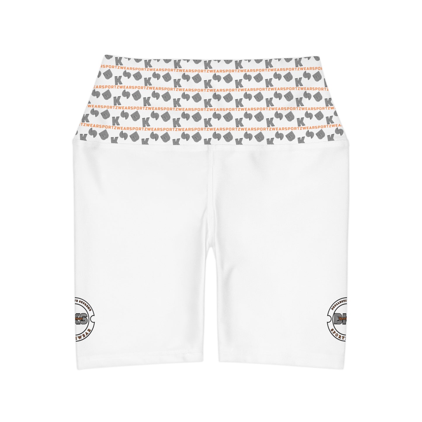 BKS Fun High Waisted Yoga Shorts white(YS 12000)