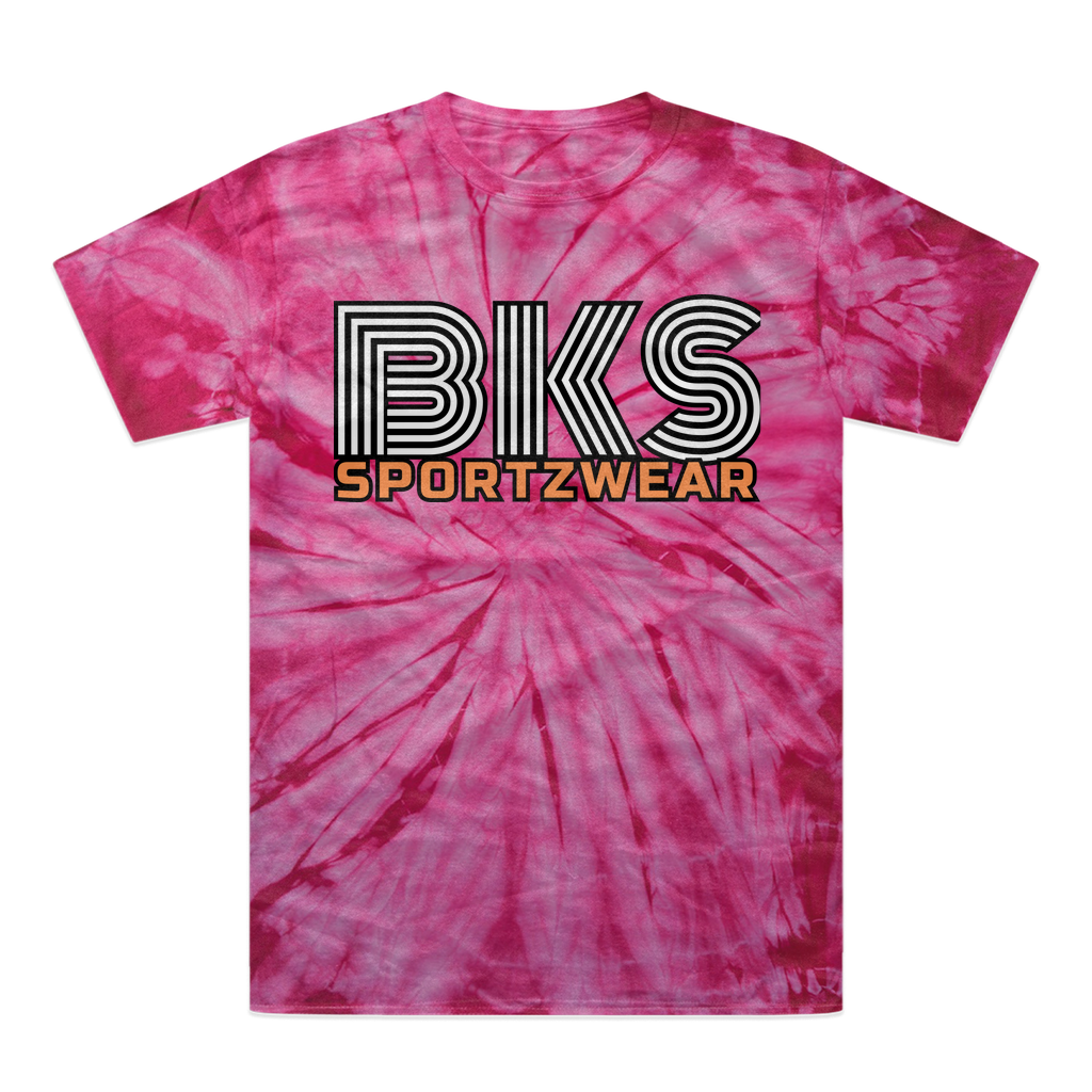 bks swirl sportzwear blk updated for print Tonal Spider Tie-Dye T-Shirt