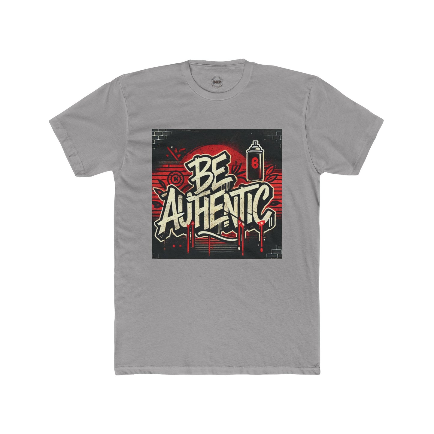Be Authentic Unisex Cotton Crew Tee - Inspirational Streetwear for Everyday Use