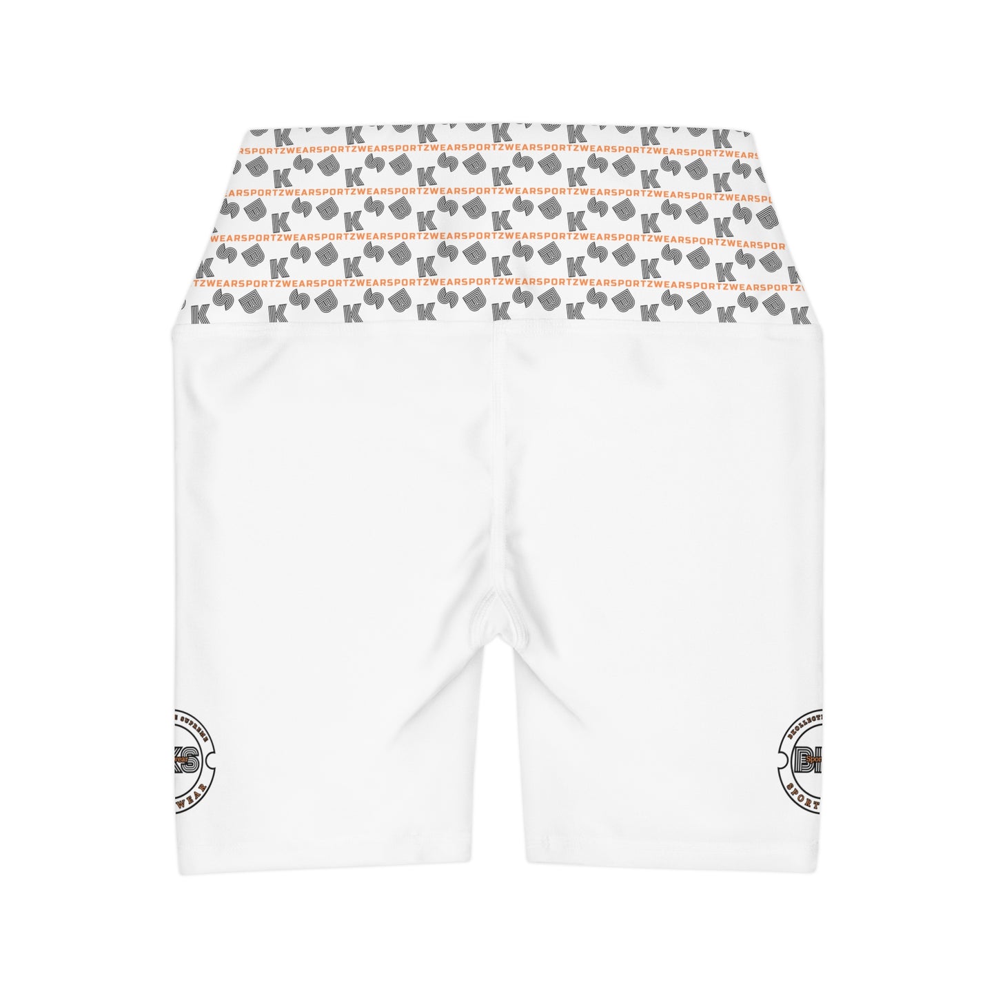 BKS Fun High Waisted Yoga Shorts white(YS 12000)
