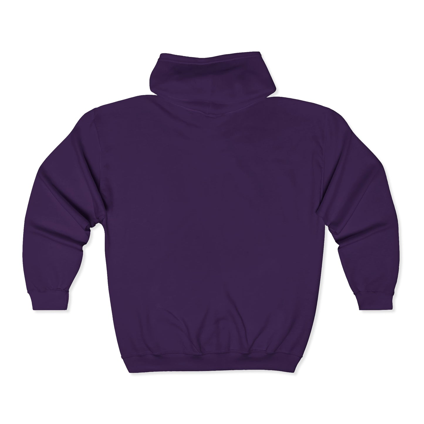 Unisex Full Zip Embroidered Hoodie