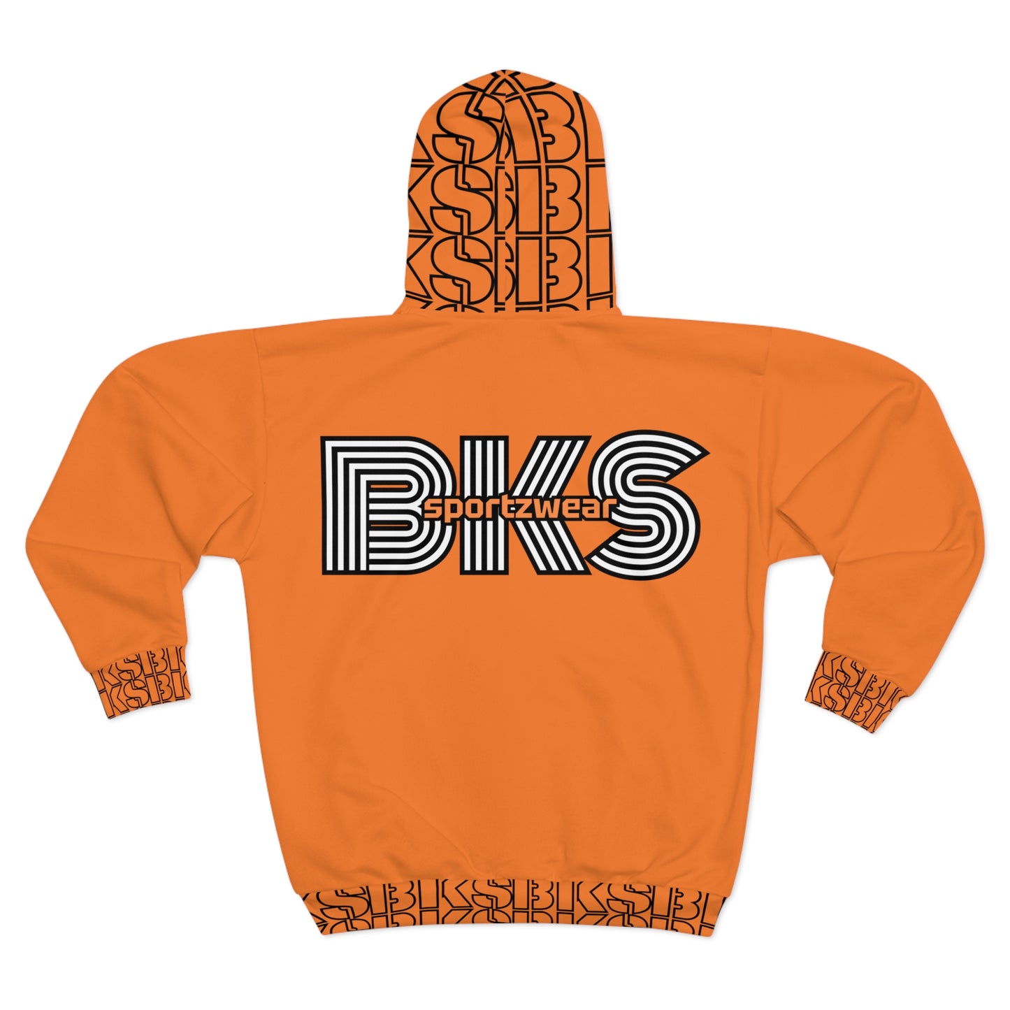 Sportz and Swag Unisex Zip Hoodie creamsicle org. (HS 4006)