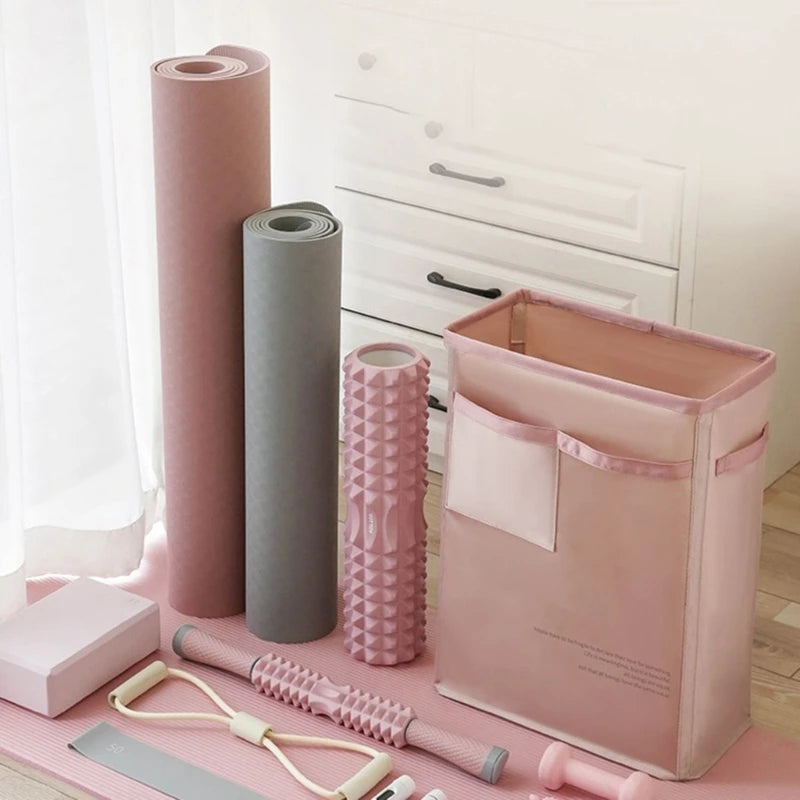 Convenient Yoga Mat Storage Container Easy to Clean Yoga Mat Basket Practical for Workout Gear
