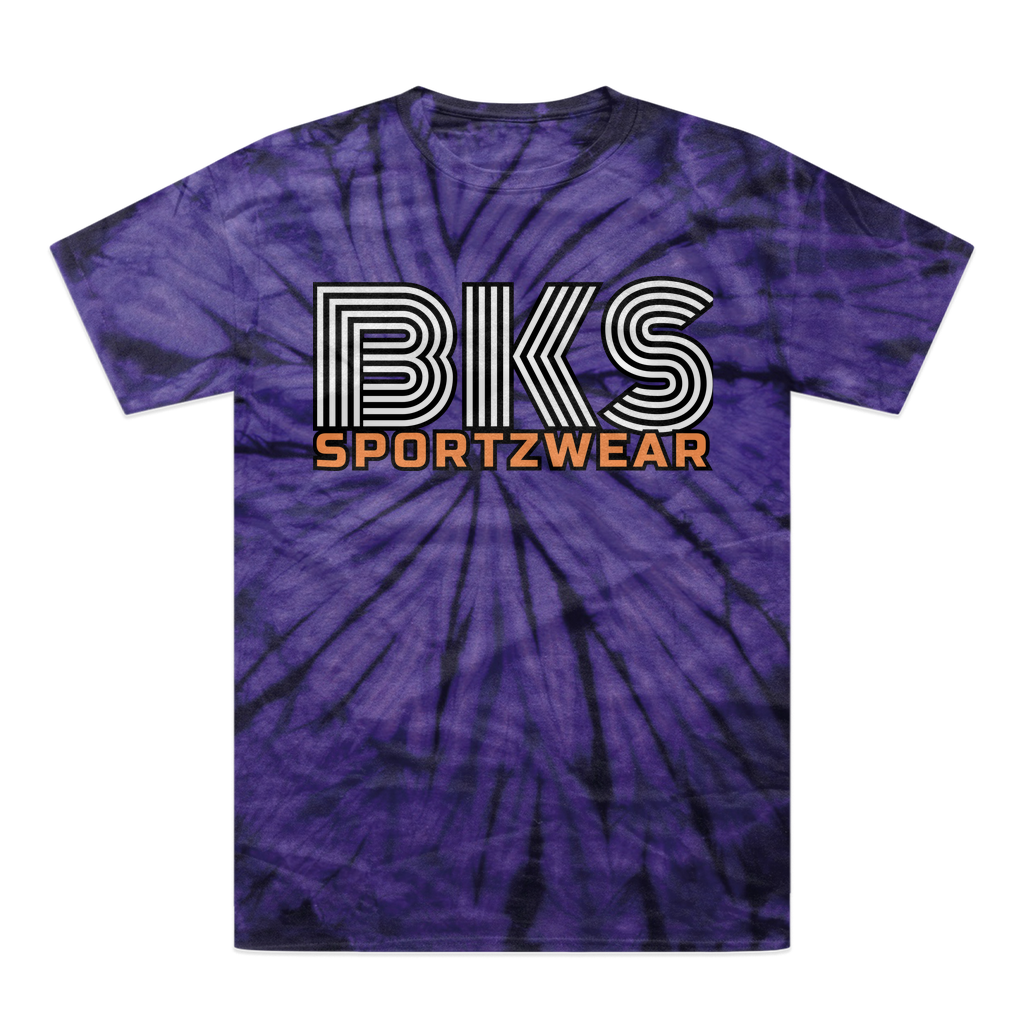 bks swirl sportzwear blk updated for print Tonal Spider Tie-Dye T-Shirt