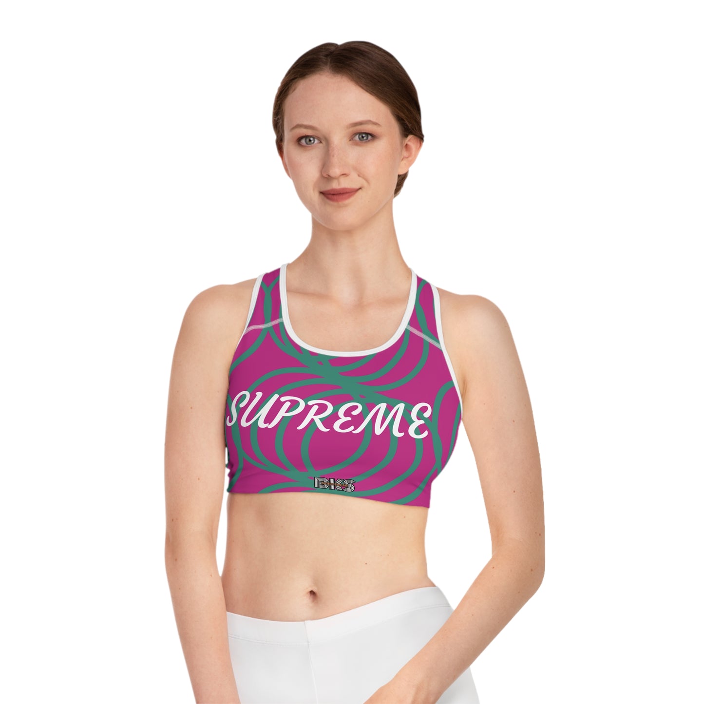Circle Symetry Sports Bra Hot Pink( SB 5000)