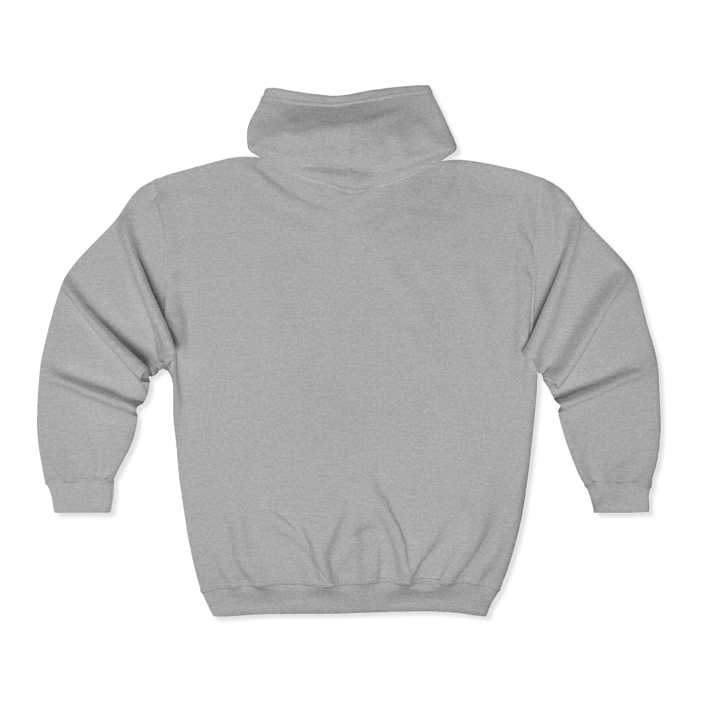 Unisex Full Zip Embroidered Hoodie