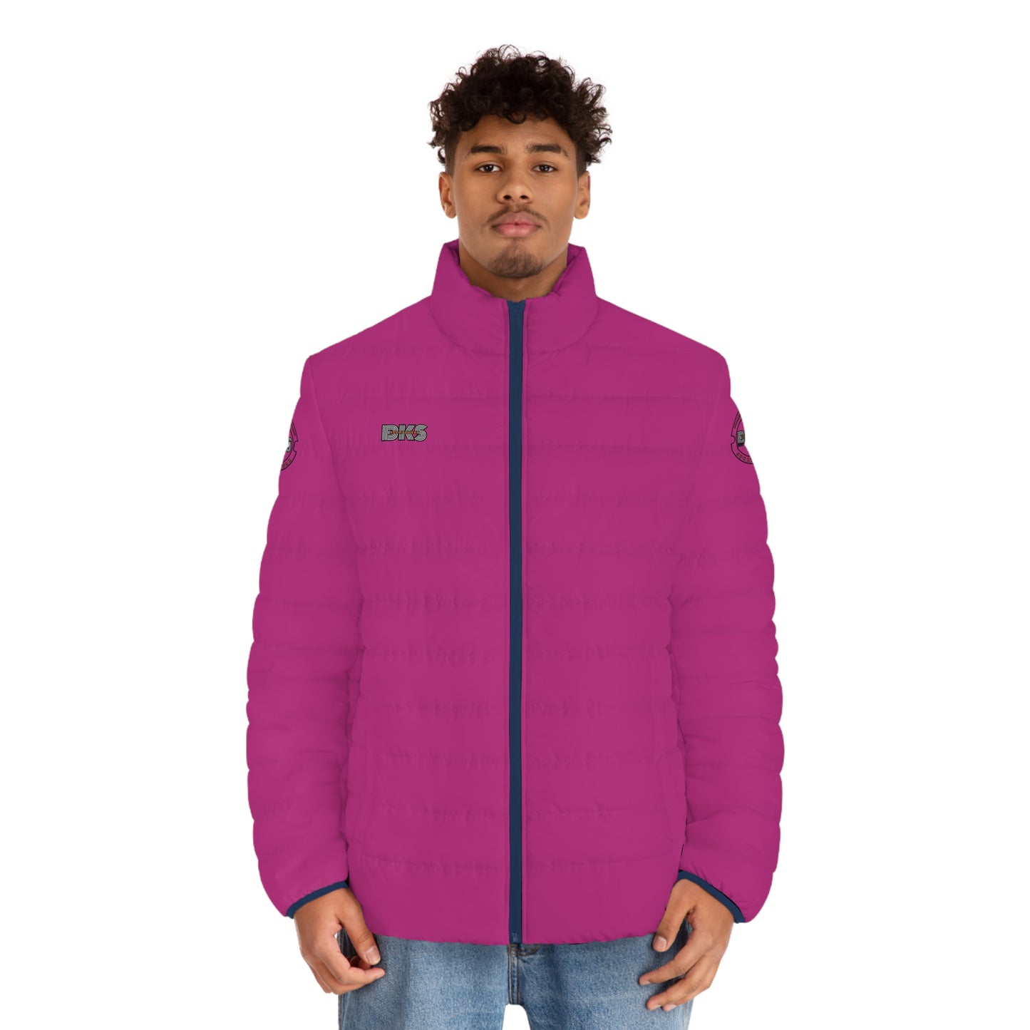Classic Men's Puffer Jacket BOMB POP hot pink (PJ 400c)