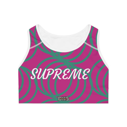 Circle Symetry Sports Bra Hot Pink( SB 5000)