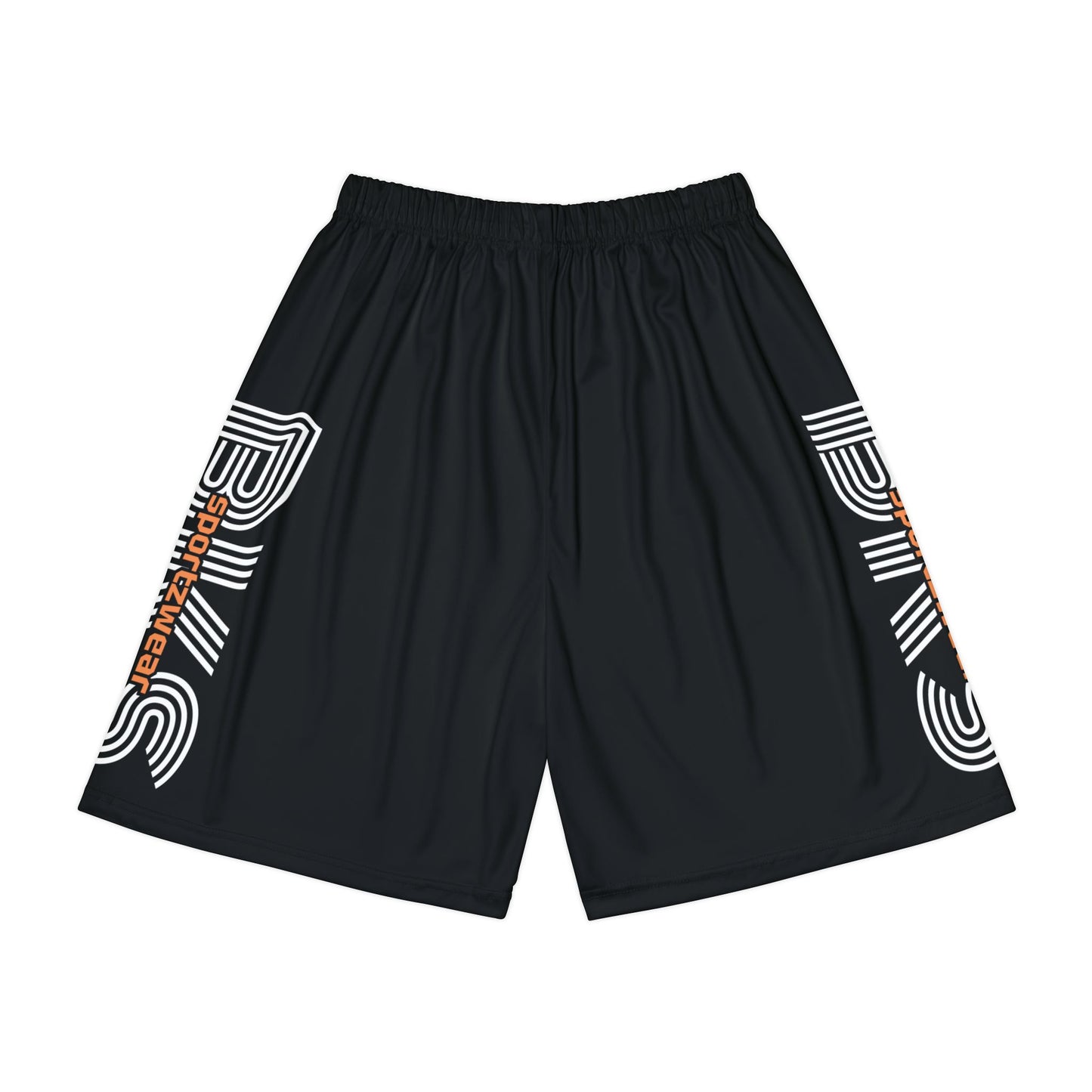 BKS Swirl Men's Basketball Shorts Blk (SH5000)