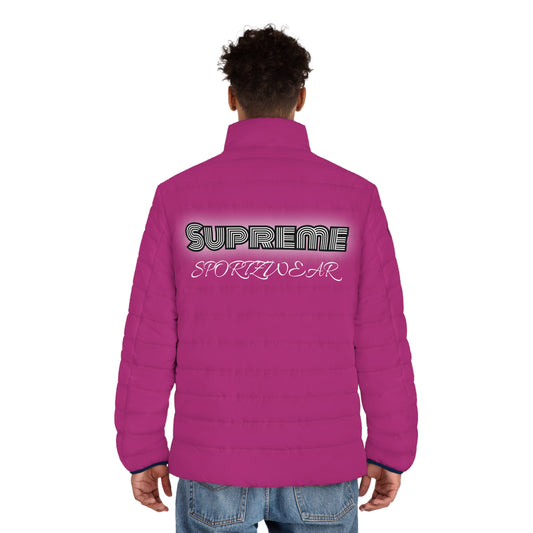 Classic Men's Puffer Jacket BOMB POP hot pink (PJ 400c)