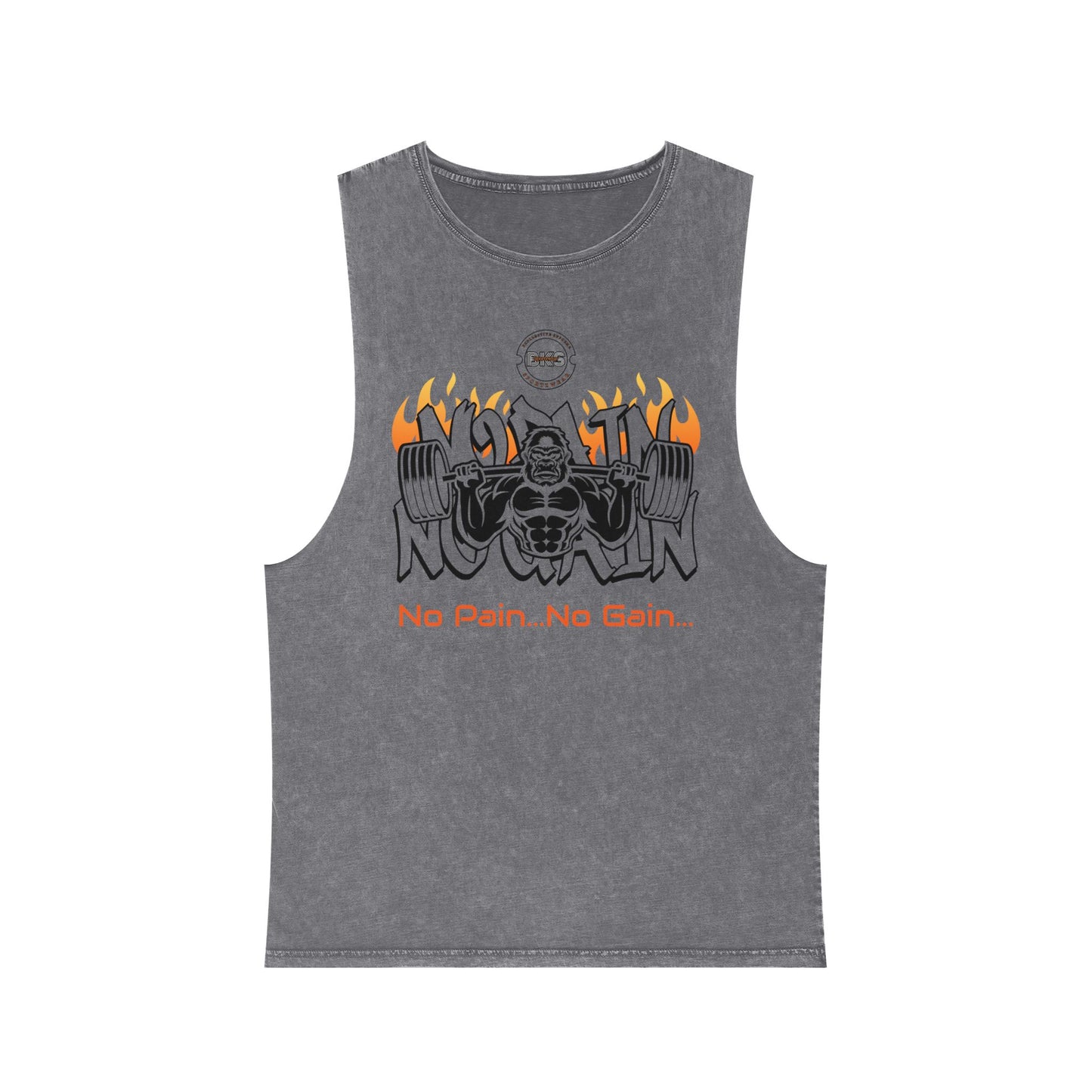 Gorilla Heat Stonewash Tank Top T Shirt colored (TS 1006)