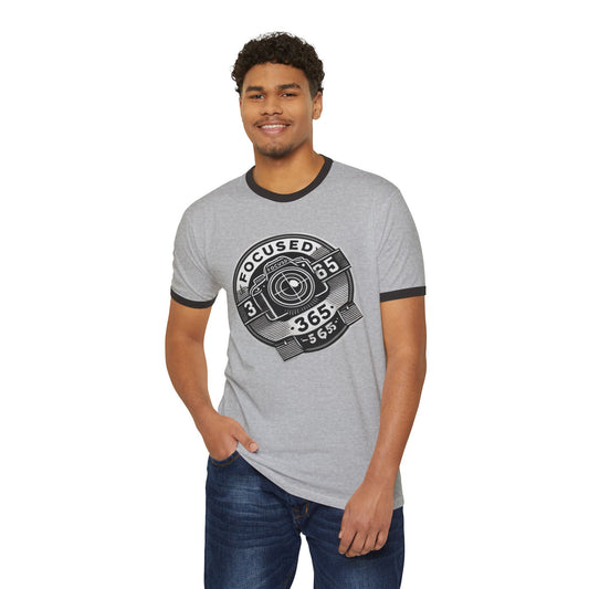 Focused 365 Unisex Cotton Ringer T-Shirt - Motivational Graphic Tee for Everyday Inspiration 2