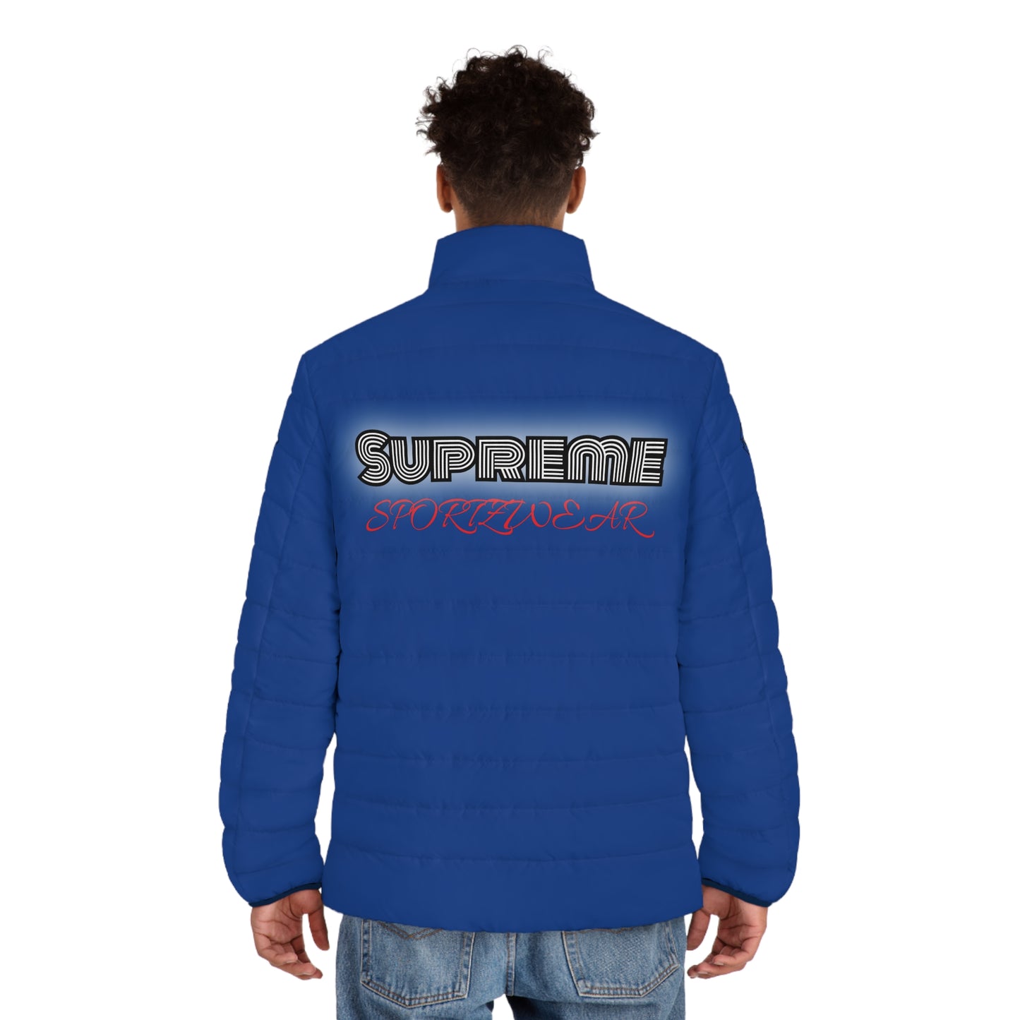 Classic Men's Puffer Jacket BOMB POP blue (PJ 400b)