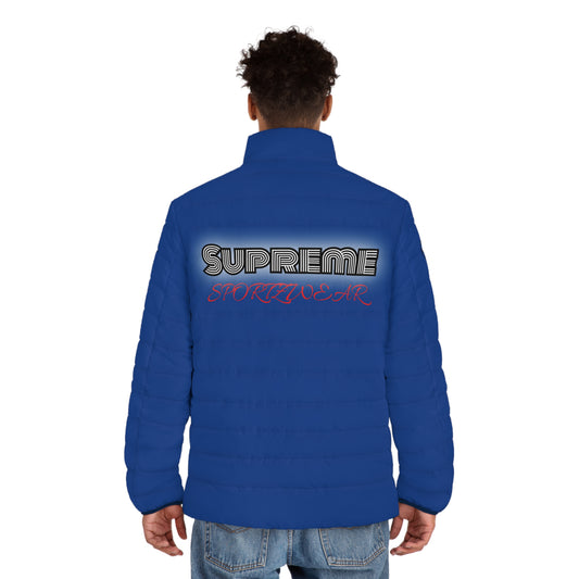 Classic Men's Puffer Jacket BOMB POP blue (PJ 400b)
