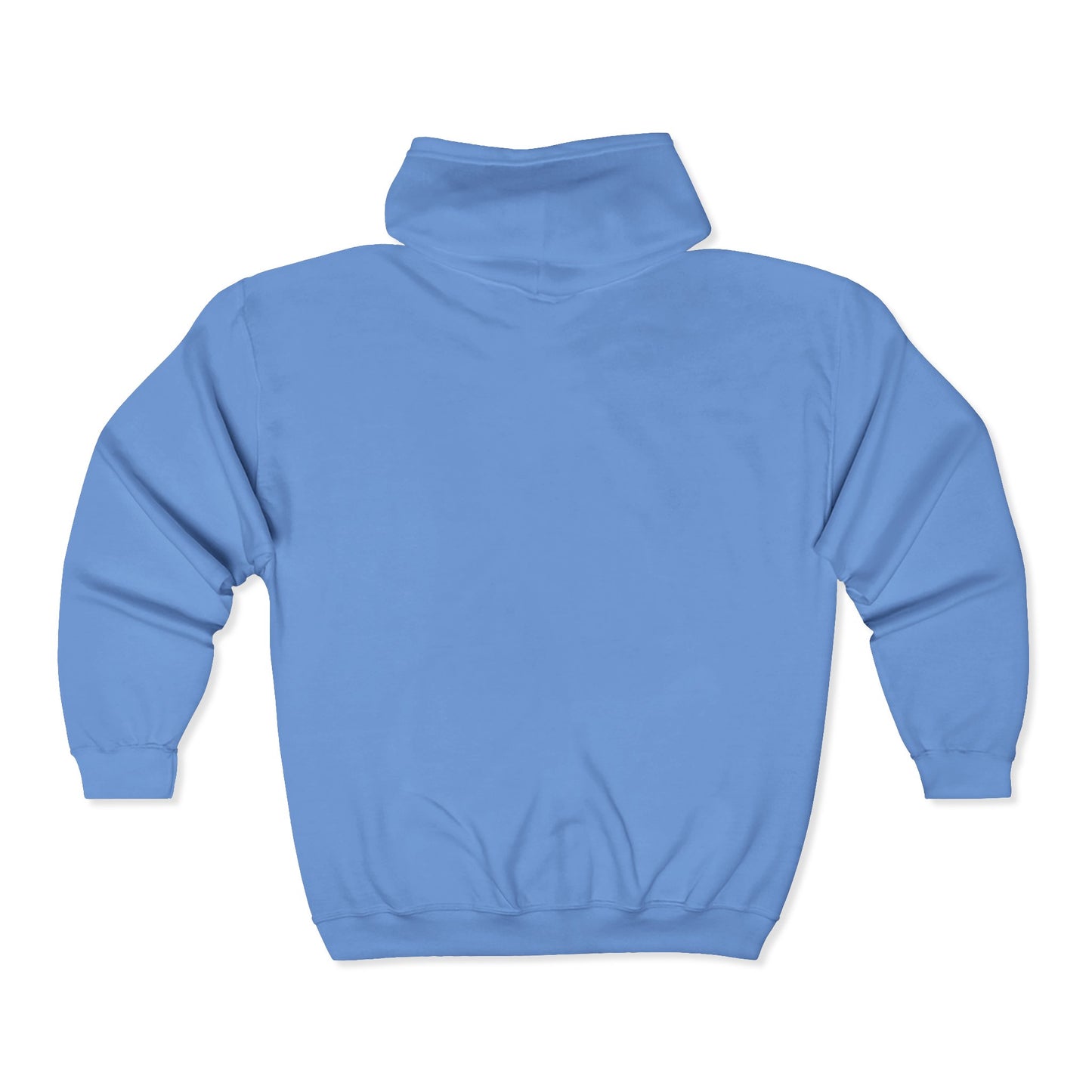 Unisex Full Zip Embroidered Hoodie