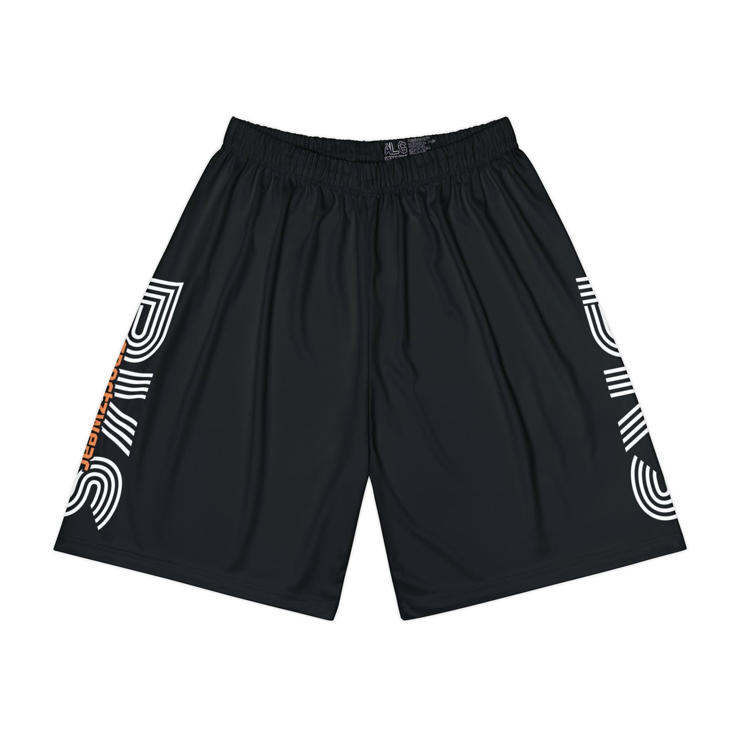 BKS Swirl Men's Basketball Shorts Blk (SH5000)