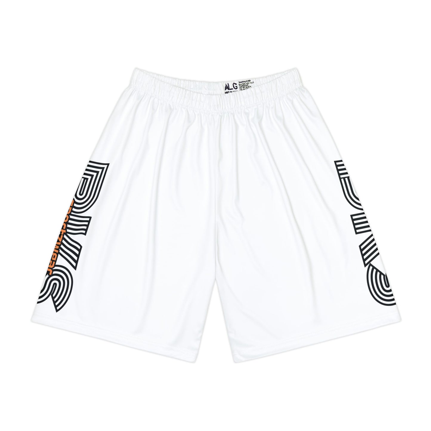 BKS Swirl Men’s Basketball Shorts  Wh (SH5002)