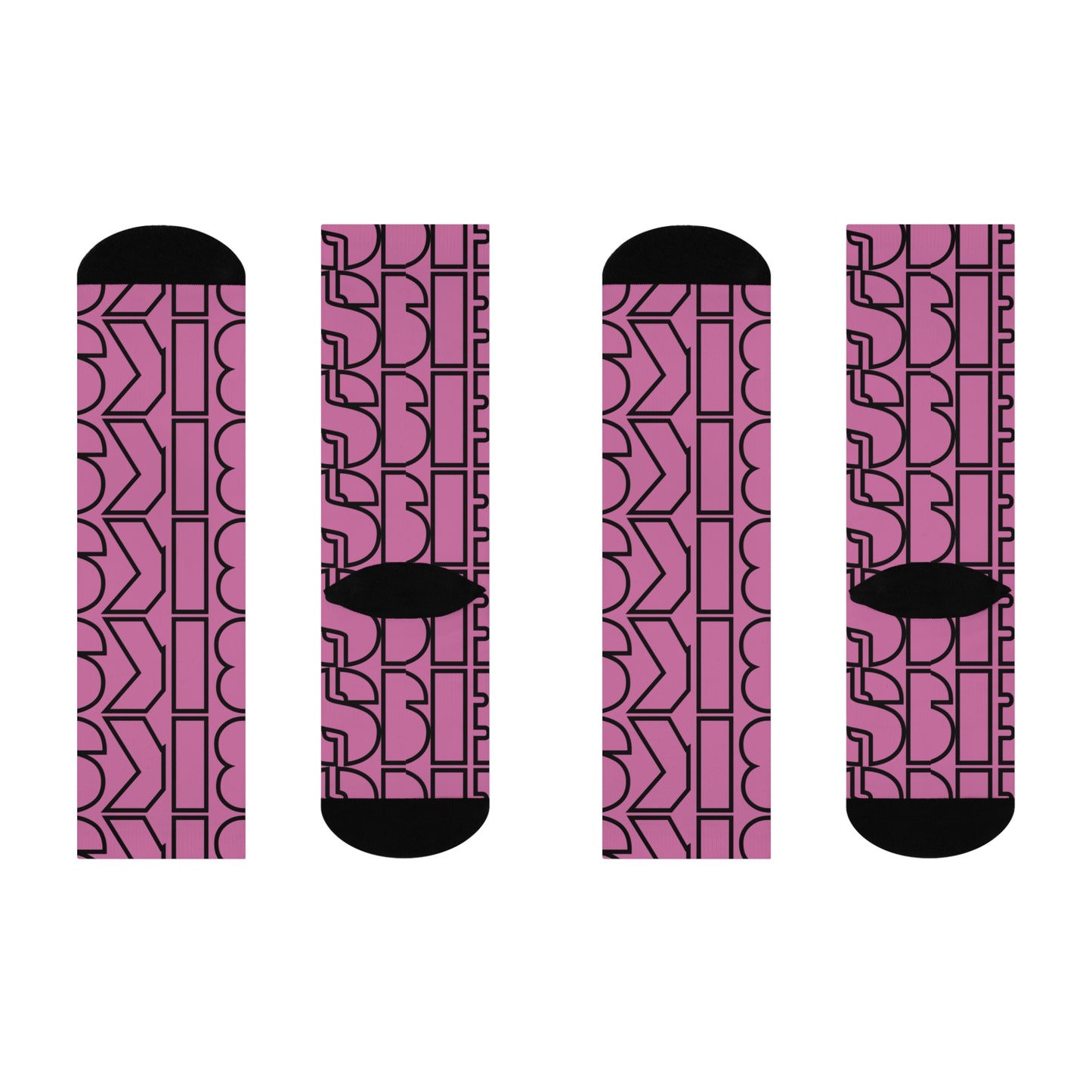graphic crew socks grey (CS 2001)