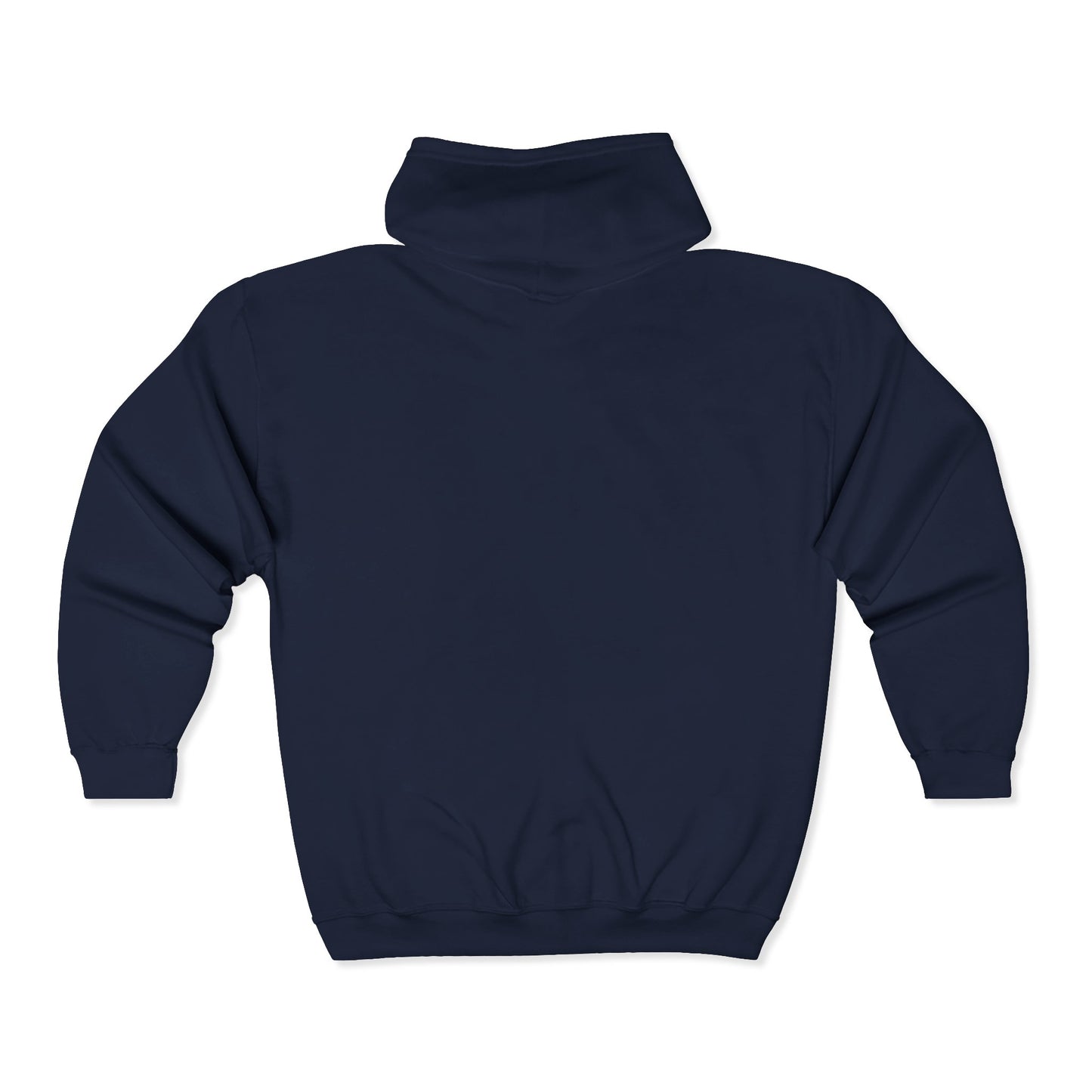 Unisex Full Zip Embroidered Hoodie