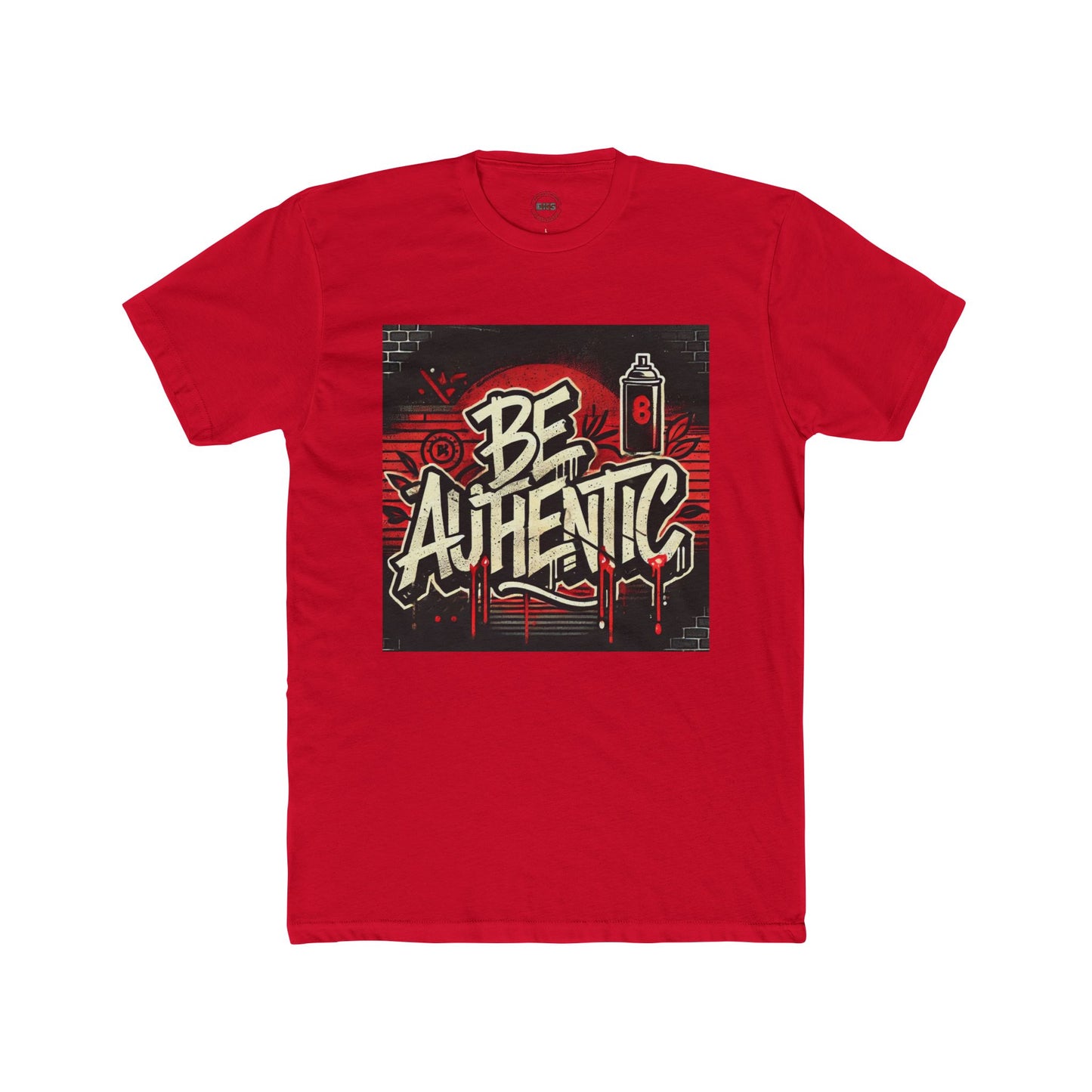 Be Authentic Unisex Cotton Crew Tee - Inspirational Streetwear for Everyday Use