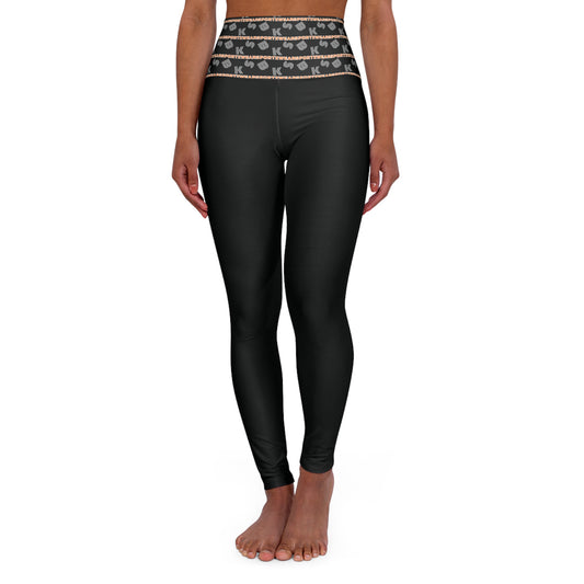 Supreme High Waisted Yoga Leggings  Black(YP 7104)