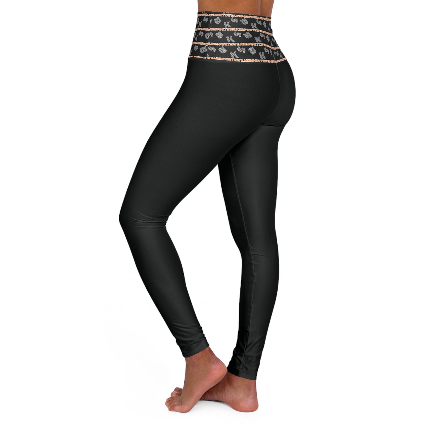 Supreme High Waisted Yoga Leggings  Black(YP 7104)