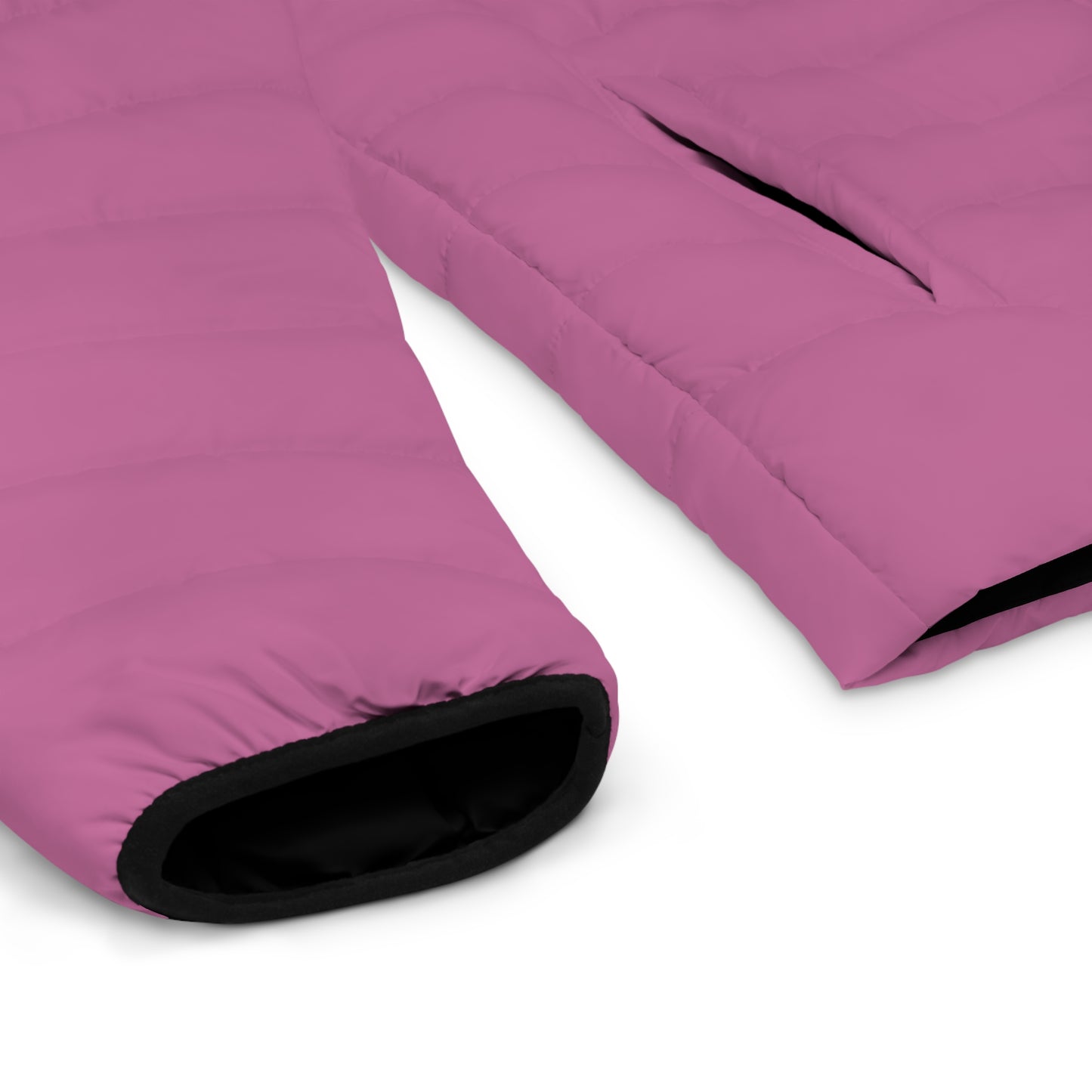 Biker Men's Puffer Jacket bubblegum pink (PJ 401d)