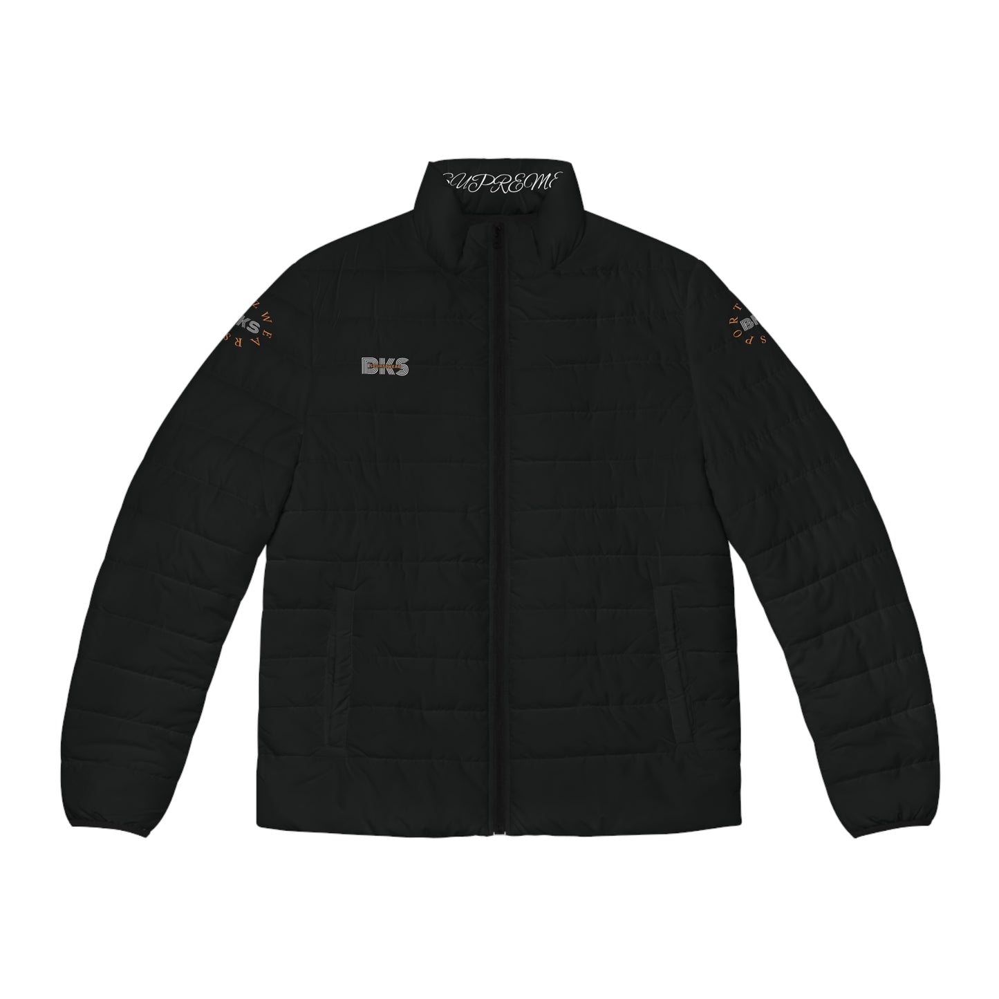 Biker Men's Puffer Jacket black (PJ 401b)