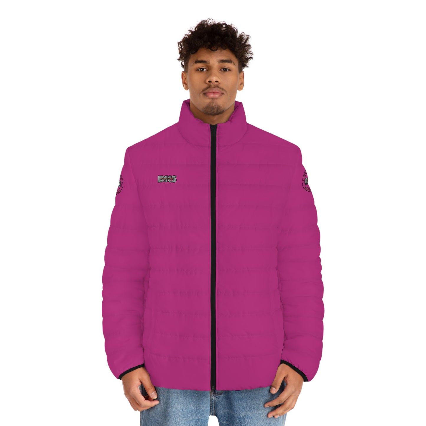Classic Men's Puffer Jacket BOMB POP hot pink (PJ 400c)