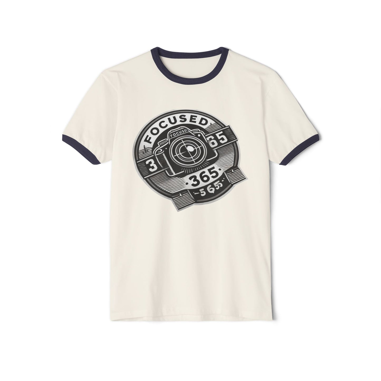 Focused 365 Unisex Cotton Ringer T-Shirt - Motivational Graphic Tee for Everyday Inspiration 2