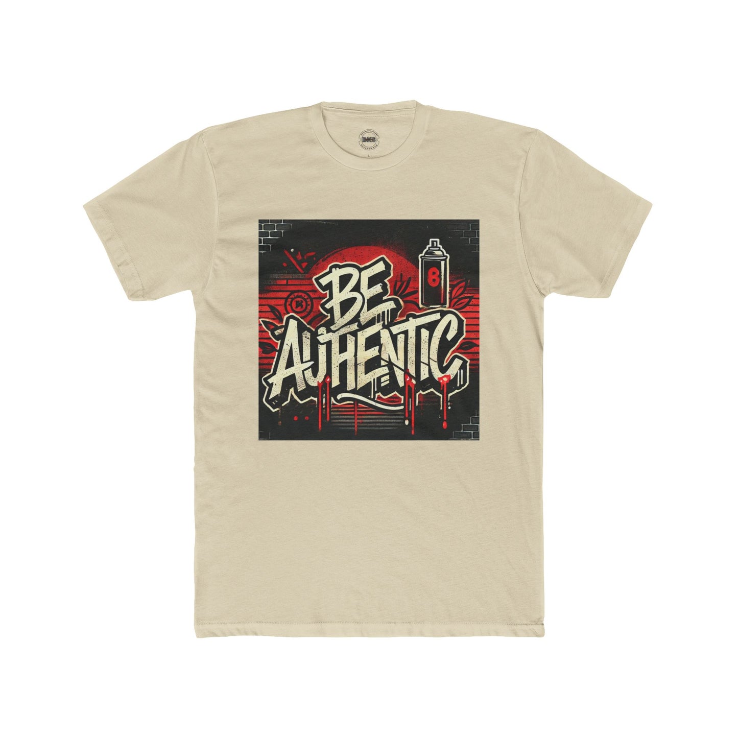 Be Authentic Unisex Cotton Crew Tee - Inspirational Streetwear for Everyday Use