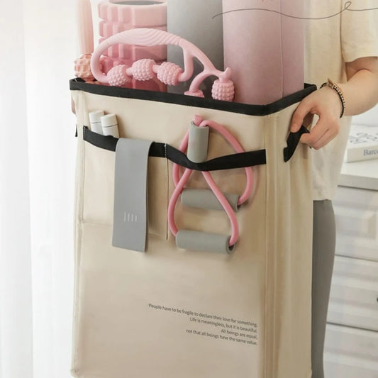 Convenient Yoga Mat Storage Container Easy to Clean Yoga Mat Basket Practical for Workout Gear