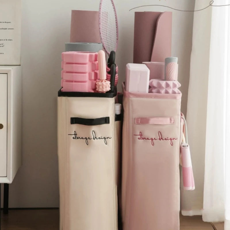 Convenient Yoga Mat Storage Container Easy to Clean Yoga Mat Basket Practical for Workout Gear