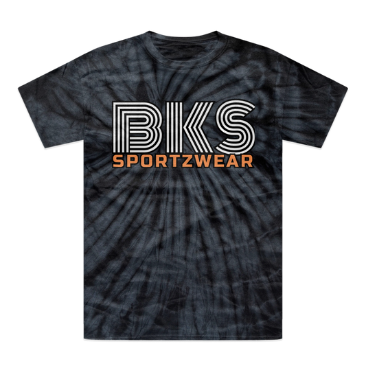 bks swirl sportzwear blk updated for print Tonal Spider Tie-Dye T-Shirt